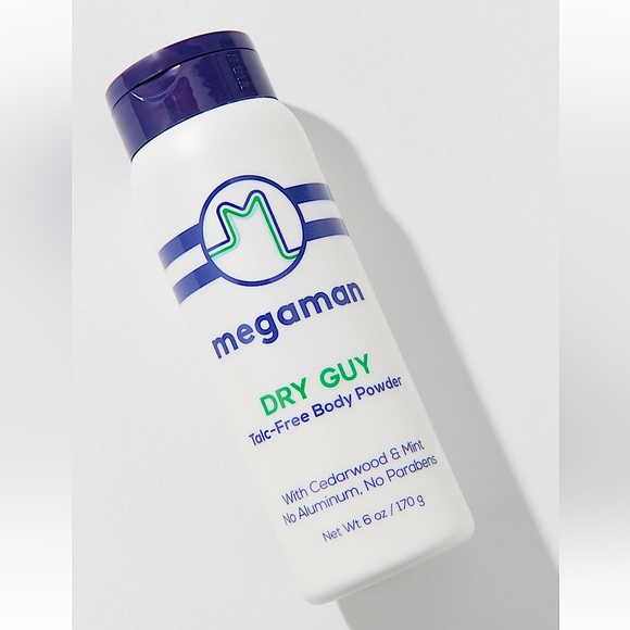 NWT Megaman Dry Guy Talc-Free Body Powder for Men - Picture 2 of 2